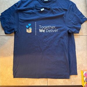 Amazon Employee Together We Deliver Shirt Large New